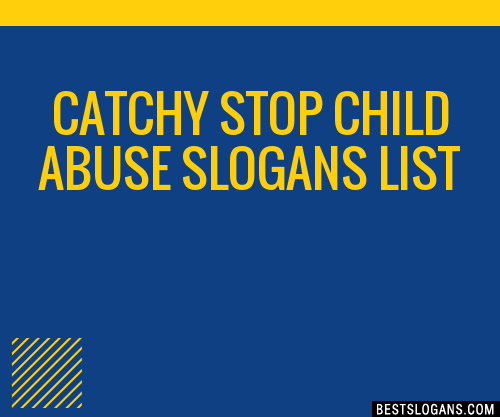 Abuse slogans child stop Best 50+