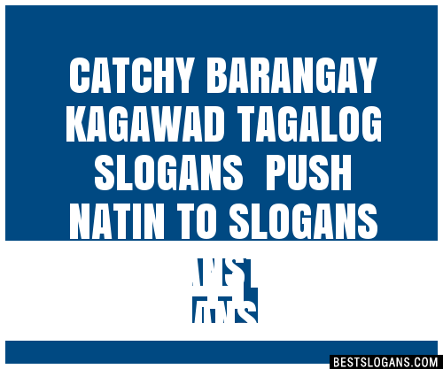 100 Catchy Tagalog Campaign For Barangay Slogans 2024 Generator Porn Sex Picture