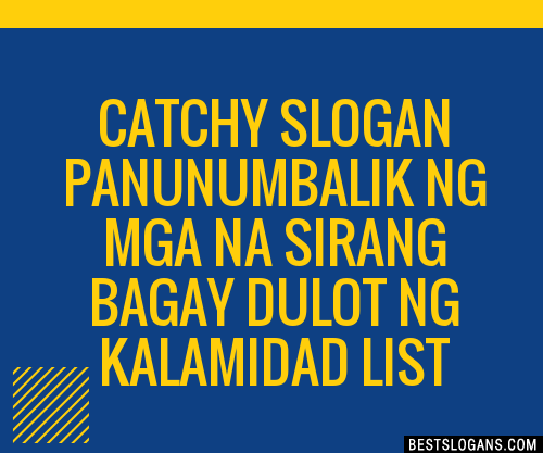 30+ Catchy Panunumbalik Ng Mga Na Sirang Bagay Dulot Ng Kalamidad ...