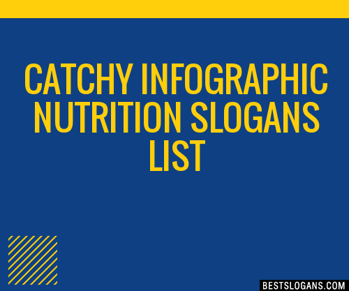 Catchy Infographic Nutrition Slogans Generator Phrases