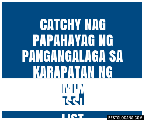 Catchy Nag Papahayag Ng Pangangalaga Sa Karapatan Ng Mamimili Slogans Generator