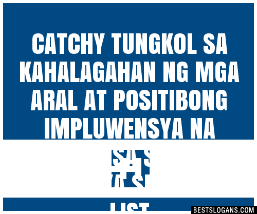 Catchy Tungkol Sa Kahalagahan Ng Mga Aral At Positibong Impluwensya 83080 Hot Sex Picture 1841