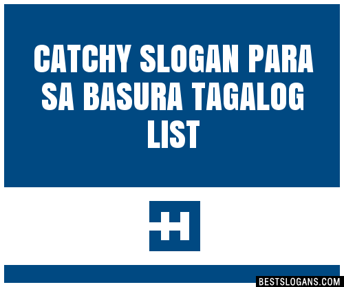 Catchy Para Sa Basura Tagalog Slogans Generator Phrases