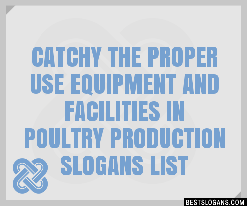 Catchy The Proper Use Equipment And Facilities In Poultry