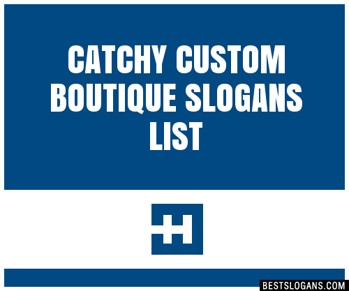 Catchy Custom Boutique Slogans Generator Phrases Taglines