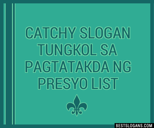 30+ Catchy Tungkol Sa Pagtatakda Ng Presyo Slogans List, Taglines