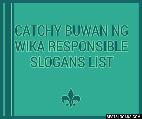 Catchy Buwan Ng Wika Ika Slogans Generator Phrases Hot Sex Picture 3669