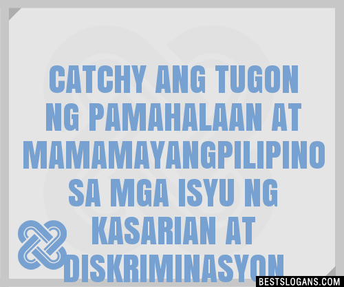 Catchy Tungkol Sa Isyu Ng Karahasan At Diskriminasyon Slogans List Vrogue Co