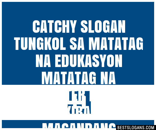 Catchy Tungkol Sa Matatag Na Edukasyon Matatag Na Karakter Moral Kaakibat Ng Magandang