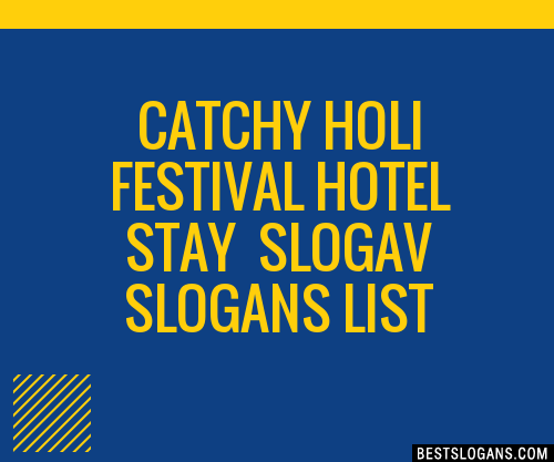 slogan for holi festival