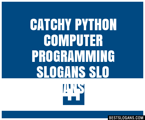 Computer Programming Slogans