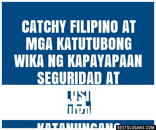 Catchy Filipino At Mga Katutubong Wika Ng Kapayapaan Seguridad At Ingklusibong Pagtupad Ng