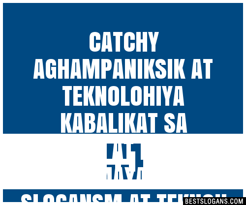 Catchy Aghampaniksik At Teknolohiya Kabalikat Sa Matatag At Maunlad Na Pamayananan M At