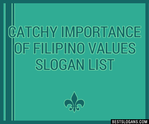 Importance Of Filipino Values