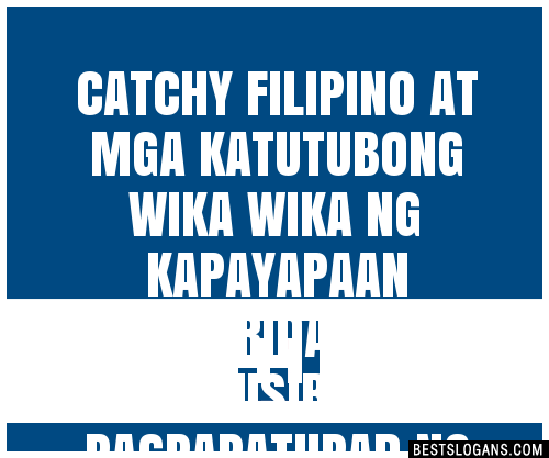 Catchy Filipino At Mga Katutubong Wika Wika Ng Kapayapaan