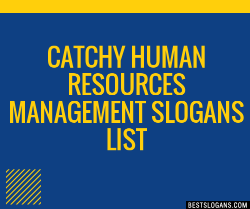 100+ Catchy Human Resources Management Slogans 2024 + Generator ...