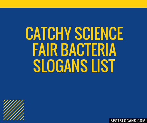 100+ Catchy Science Fair Bacteria Slogans 2024 + Generator - Phrases ...