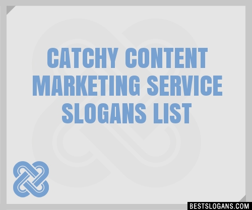 100+ Catchy Content Marketing Service Slogans 2024 + Generator ...